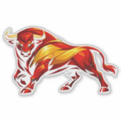 Autocollant taureau Espagne (Devant)