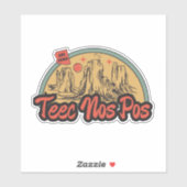 Autocollant Teec Nos Pos, Arizona (Feuille)