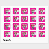 Autocollant Teto Chibi en larmes mignon (Feuille)