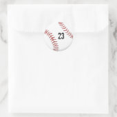 Autocollant thème baseball (Sac)
