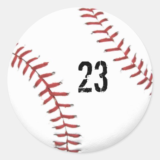 Autocollant thème baseball (Devant)