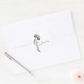 Autocollant Thème Girafe Safari (Enveloppe)