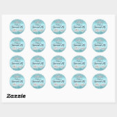 Autocollant Thème Princesse Blue Sparkle 16 ans (Feuille)