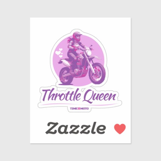 Autocollant Throttle Queen (Feuille)