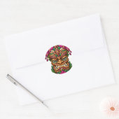 Autocollant Tiki Orchidée Flame (Enveloppe)