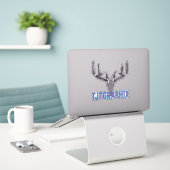 Autocollant TJTGRAPHIX (Ordinateur portable sur le bureau)