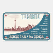 Autocollant Toronto Canada (Devant)