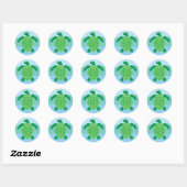 Autocollant Tortue (Feuille)