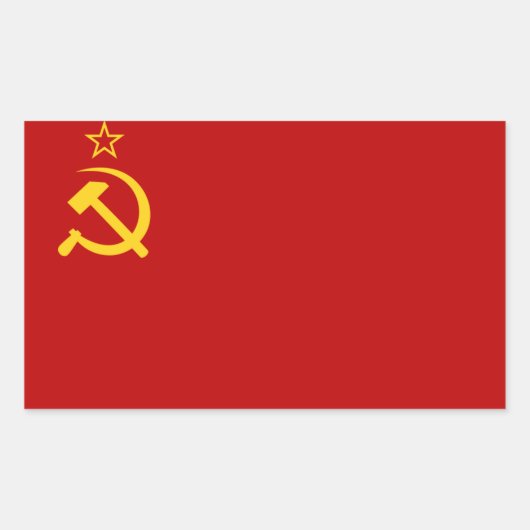 Autocollant tôt de drapeau de l'URSS (Devant)