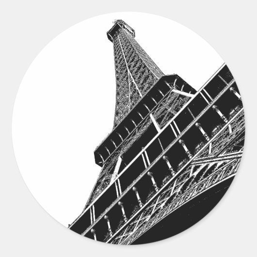 Autocollant Tour Eiffel Paris (Devant)