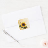 Autocollant tournesol (Enveloppe)