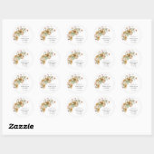 Autocollant Tournesol Élégant (Feuille)