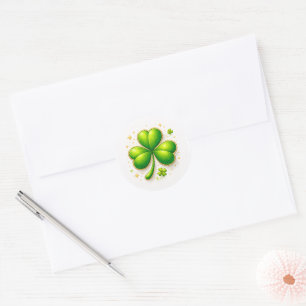 Autocollant Trèfle à Quatre Feuilles Chanceux – Ch