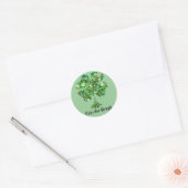Autocollant trèfle à quatre feuilles Erin Go Bragh (Enveloppe)