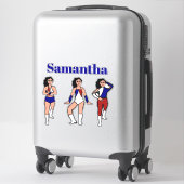 Autocollant Tri Style Dancer RWB #2 (Sur valise)