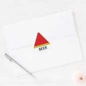autocollant triange BIÈRE (Enveloppe)