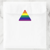 Autocollant Triangle Arc-en-Ciel (Sac)