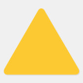 Autocollant triangle jaune de Murugi Co. (Devant)