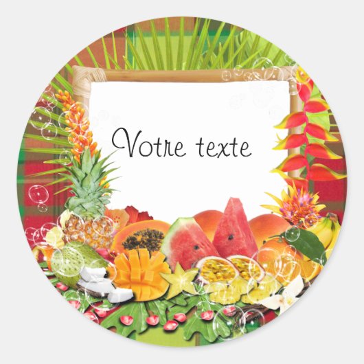 autocollant tropical-madras (Devant)