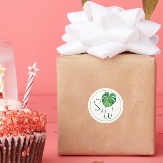 Autocollant Tropical Moderne (Fête)