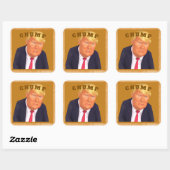 Autocollant Trump/Cave (Feuille)