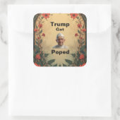 Autocollant Trump s'est fait popper (Sac)