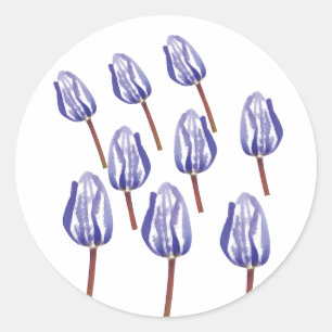 Autocollant Tulipes – L'élégante ligne d'art flora
