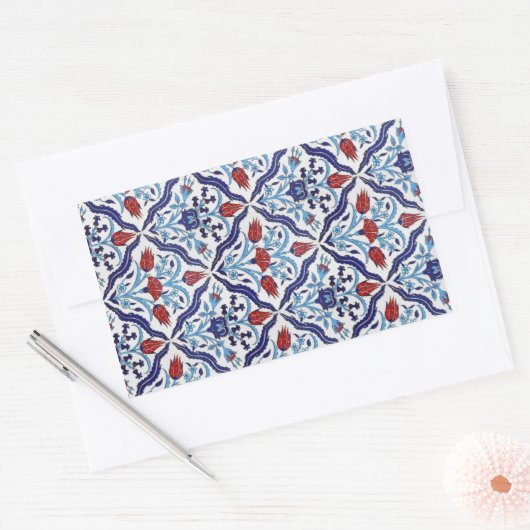 Autocollant turc de rectangle de tuile (Enveloppe)