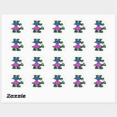 Autocollant Turtlle Piggyback (Feuille)