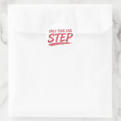 Autocollant Un seul pas (Sac)