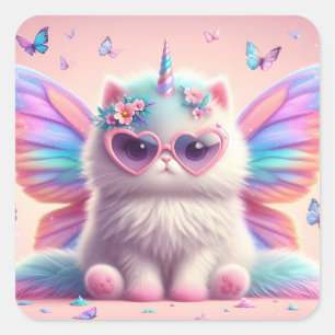 Autocollant Unicorn Kitty