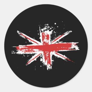 Autocollant Union Jack Splatter