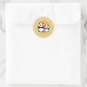Autocollant Unisex Panda (Sac)