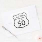 Autocollant US 50 California Lincoln Highway (Enveloppe)