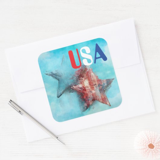 Autocollant USA (Enveloppe)