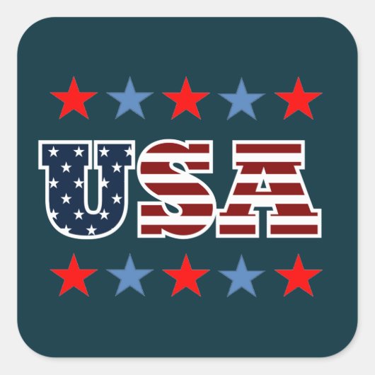 Autocollant USA (Devant)