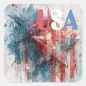 Autocollant USA (Devant)