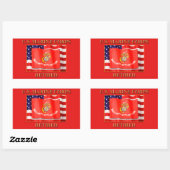 Autocollant USMC (Feuille)