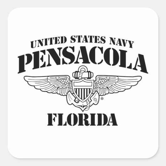 Autocollant USN Pensacola Florida (Devant)