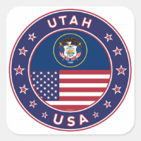Autocollant Utah, étui téléphonique, sac fourre-to