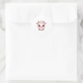 Autocollant Vache Bébé Kawaii – Vache Chibi Pastel (Sac)