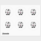 Autocollant Vache – Vinyle Kawaii Vache (Feuille)