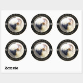 Autocollant Valais Blaccusé Sheep Logo Round 3" - (Feuille)