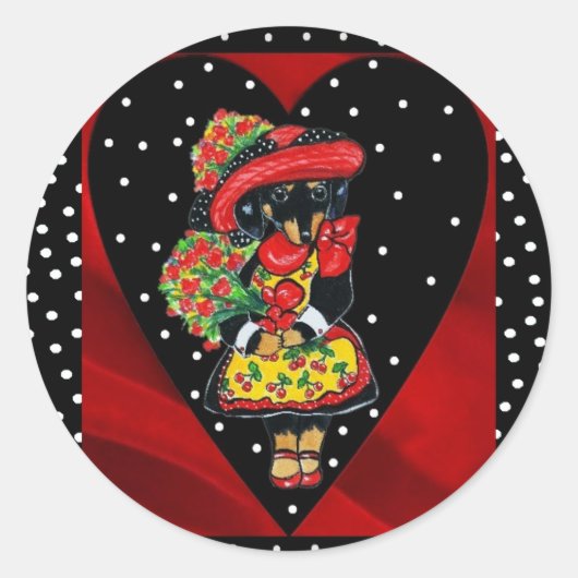 Autocollant Valentine (Devant)