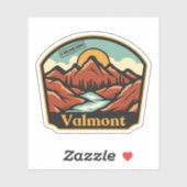 Autocollant Valmont, Colorado (Feuille)