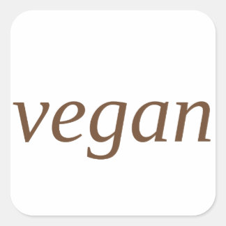 autocollant végan