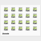 Autocollant végan à base de plantes (Feuille)