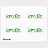 Autocollant VeggieGirl (Feuille)
