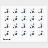Autocollant Verdi Abstrait (Feuille)