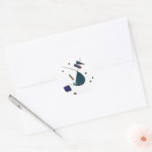 Autocollant Verdi Abstrait (Enveloppe)
